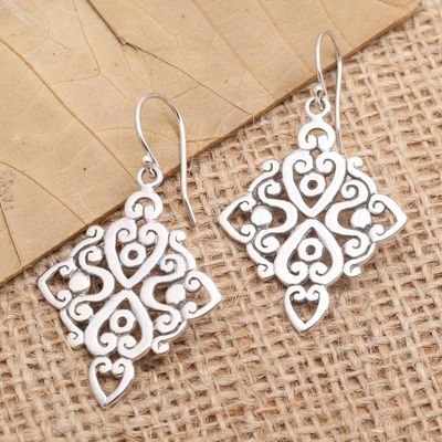 Primary image for Handcrafted Sterling Silver Dangle Earrings Late-Night Party