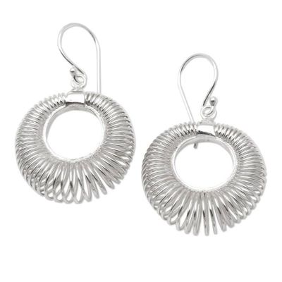 Alternate image for Artisan Crafted Sterling Silver Dangle Earrings Wired In