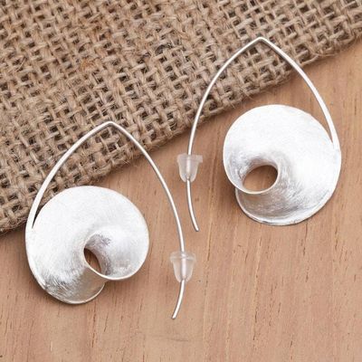 Primary image for Hand Made Sterling Silver Drop Earrings Candy Cone