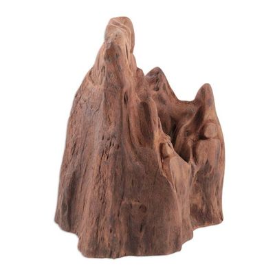 Alternate image for Original Signed Sculpture of Reclaimed Wood from the Forest Oath of Friendship