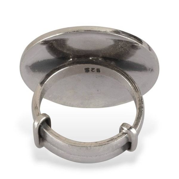 Alternate image for Polished and Oxidized Star-Themed Cocktail Ring from India Star of Ancestors