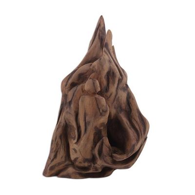 Alternate image for Hand Carved Reclaimed Driftwood Sculpture from India Phoenix