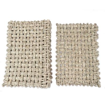 Alternate image for Handcrafted Natural Fiber Placemats from India Set of 6 Classic India