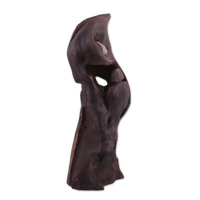 Alternate image for Unique Hand-Carved Wood Sculpture from India Tree House