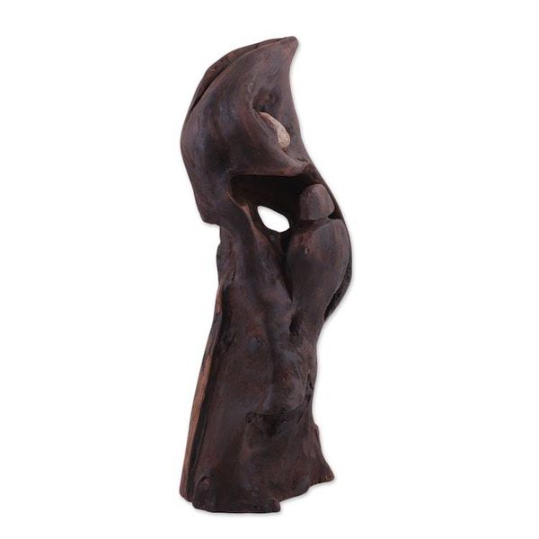 Alternate image for Unique Hand-Carved Wood Sculpture from India Tree House