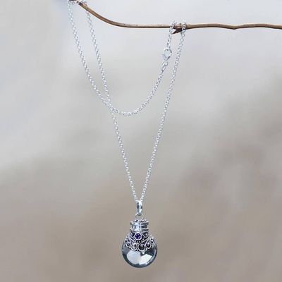 Alternate image for Amethyst pendant necklace Arak Mystery