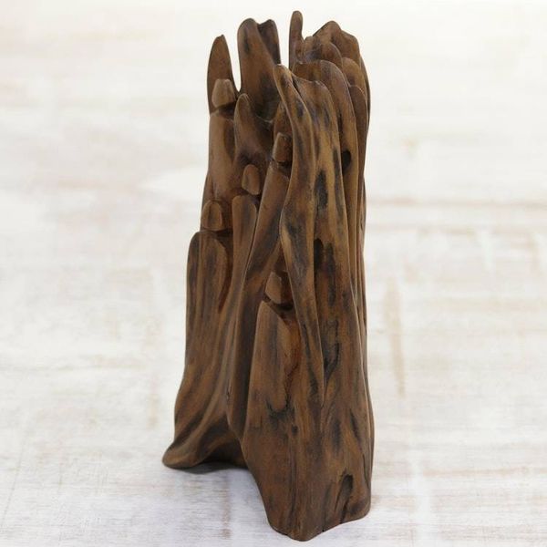 Alternate image for Driftwood Sculpture Inspired by Childhood from India Childhood Fantasy