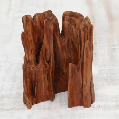 Alternate image for Hand Carved Driftwood Sculpture of Beauty of Nature Natures Brilliance