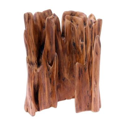 Alternate image for Hand Carved Driftwood Sculpture of Beauty of Nature Natures Brilliance