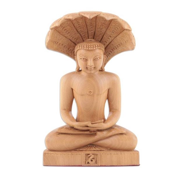 Alternate image for Artisan Crafted Kadam Wood Sculpture Shelter from the Storm