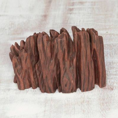 Alternate image for Hand-Carved Sal Driftwood Windy Walking Travelers Sculpture Windy Walk