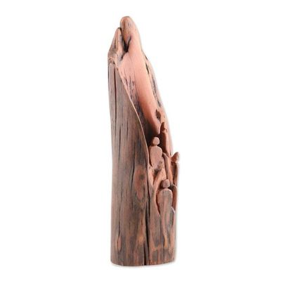 Alternate image for Tall Abstract Driftwood Sculpture from India Togetherness