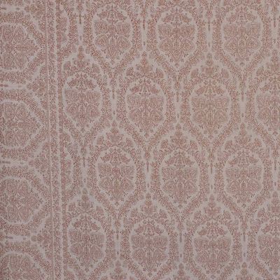 Alternate image for Ivory Beige Jacquard Modal Shawl with Floral Damask Motifs Sand Floral Damask