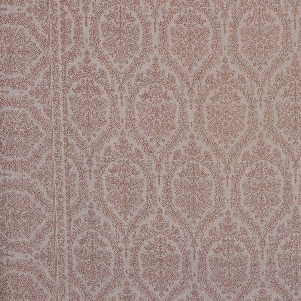 Alternate image for Ivory Beige Jacquard Modal Shawl with Floral Damask Motifs Sand Floral Damask