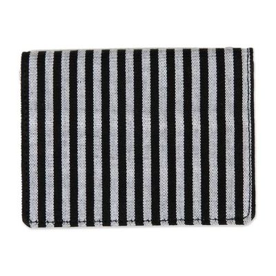 Alternate image for Cotton Card Wallet with Striped Javanese Lurik Pattern Lurik Organization