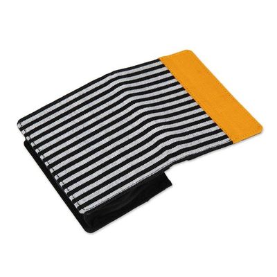 Alternate image for Cotton Card Wallet with Striped Javanese Lurik Pattern Lurik Organization