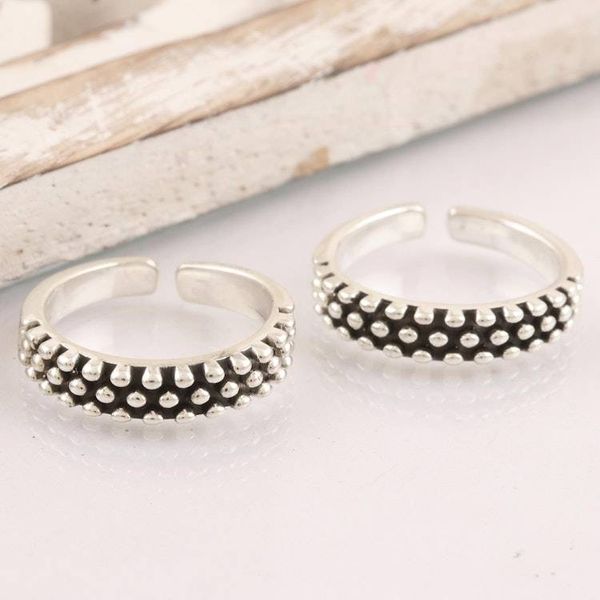 Alternate image for Hand Crafted Sterling Silver Toe Rings from India Pair Perfect Pair