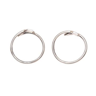 Alternate image for Sterling Silver Arrow Toe Rings from India Pair Arrow Curve