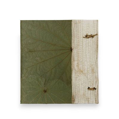 Alternate image for Star-Themed Eco-Friendly Natural Fiber Notebook from Bali Leaf Labyrinth