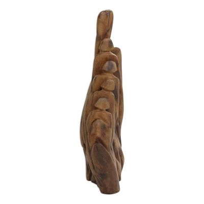 Alternate image for Driftwood Sculpture of Four People from India Mountain Passage