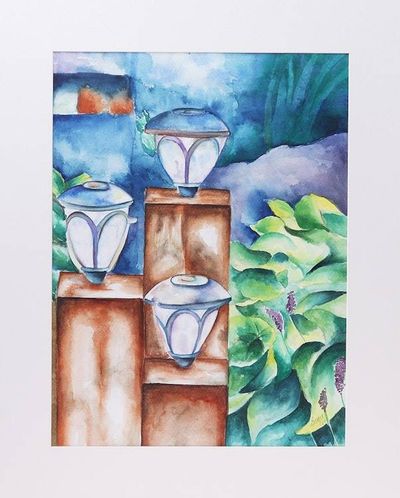 Primary image for Signed Realist Still Life Painting from India Beaming Lights