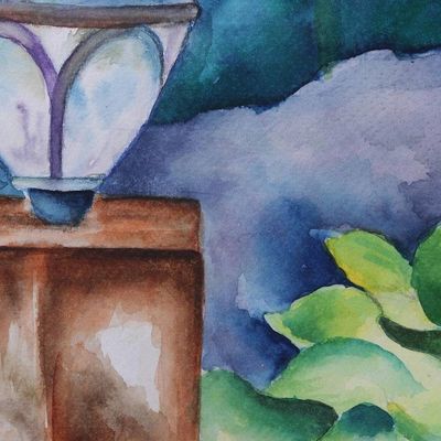 Alternate image for Signed Realist Still Life Painting from India Beaming Lights