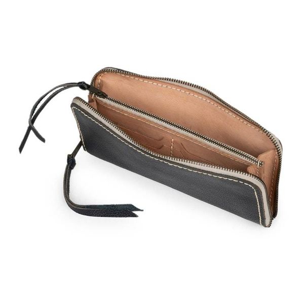 Alternate image for Handcrafted Leather Wallet in Ebony from Java Sophisticated Ebony