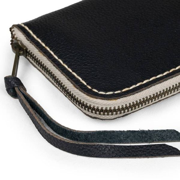 Alternate image for Handcrafted Leather Wallet in Ebony from Java Sophisticated Ebony
