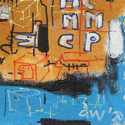 Alternate image for Modern Indonesian Mixed Media Painting Virtual Dream