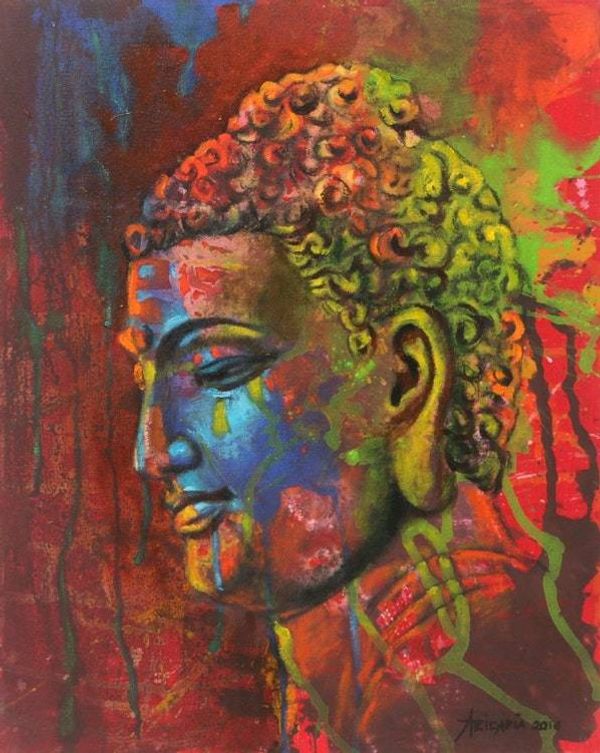 Alternate image for Oil and Acrylic Portrait Painting on Canvas Light Your Way