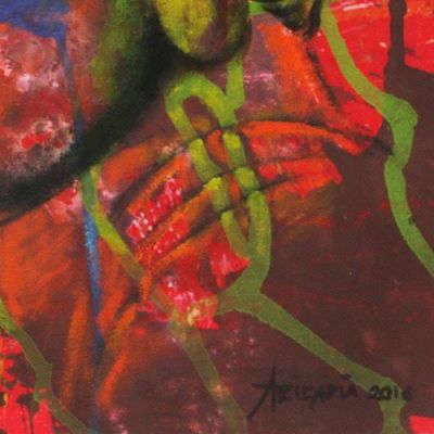 Alternate image for Oil and Acrylic Portrait Painting on Canvas Light Your Way