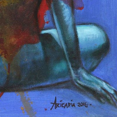 Alternate image for Signed Oil and Acrylic Painting on Canvas The Emancipation