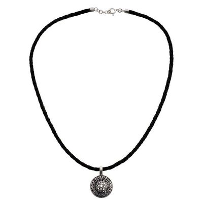 Alternate image for Modern Sterling Silver Pendant Necklace New Classic