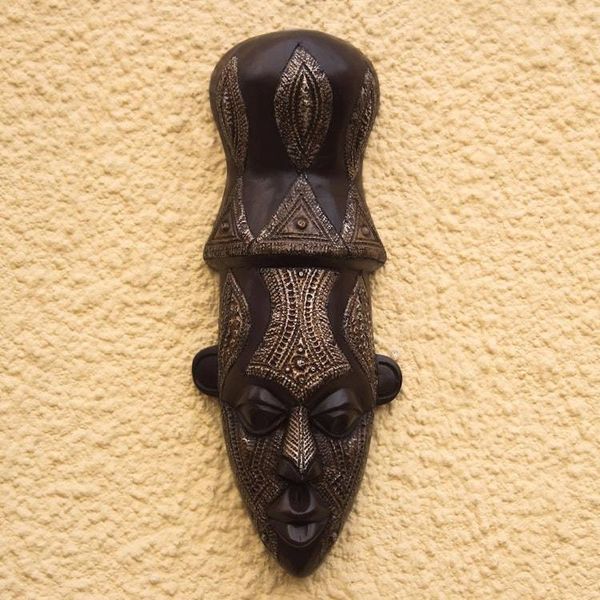 Alternate image for God of War-Themed African Wood Mask from Ghana Shango