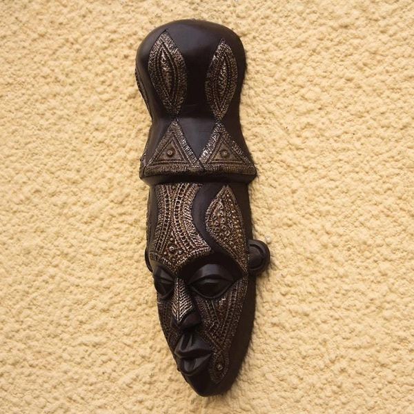 Alternate image for God of War-Themed African Wood Mask from Ghana Shango