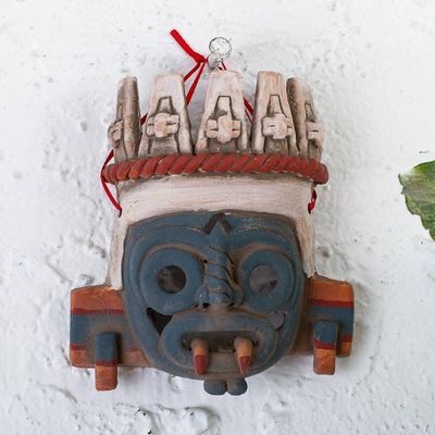 Primary image for Hand Crafted Wall Mask of Aztec Deity Tlaloc Tlaloc