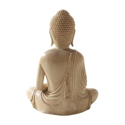 Alternate image for Handmade Crocodile Wood Buddha Sculpture Buddha Affirms
