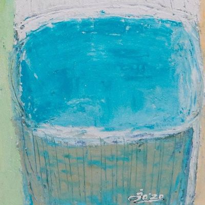 Alternate image for Abstract Original Acrylic on Canvas Painting Interaction