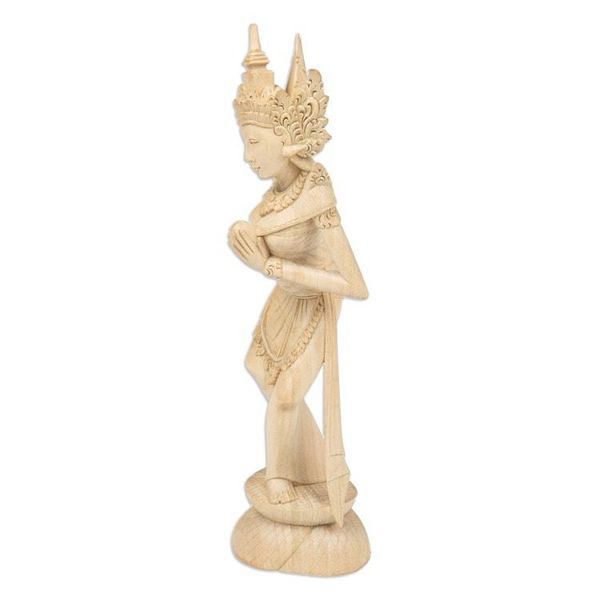 Alternate image for Traditional Balinese Fertility Goddess Wood Sculpture Fertility Deity