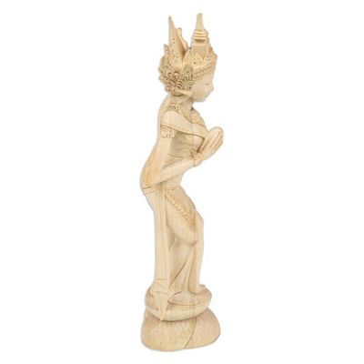 Alternate image for Traditional Balinese Fertility Goddess Wood Sculpture Fertility Deity