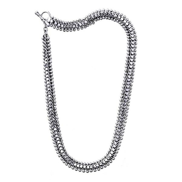 Alternate image for Handmade Sterling Silver Chain Necklace Centipede Crawl