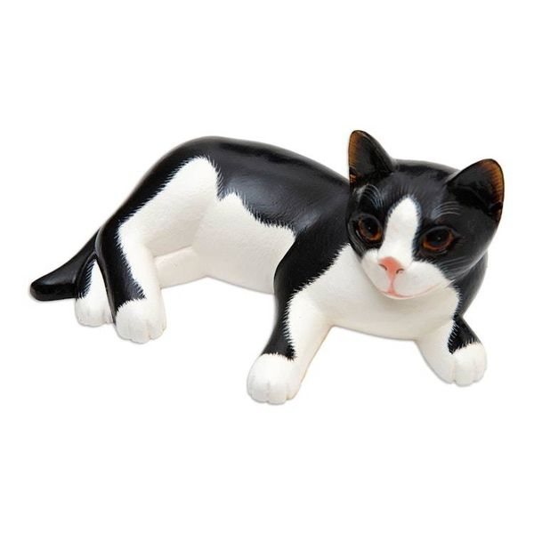Alternate image for Wood sculpture Spotted Kitten