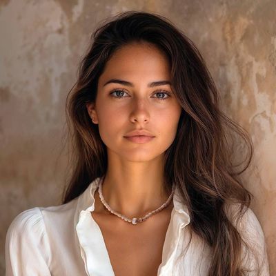 Alternate image for Gold-Accented Rose Quartz Cultured Pearl Pendant Necklace Strawberry Gin