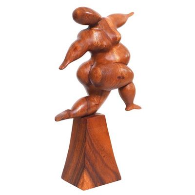 Alternate image for Wood Sculpture from Indonesia Be Happy
