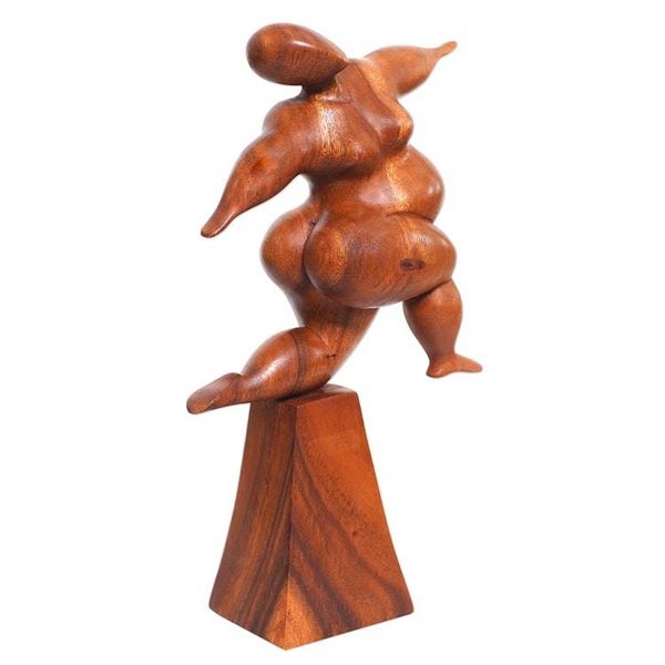 Alternate image for Wood Sculpture from Indonesia Be Happy