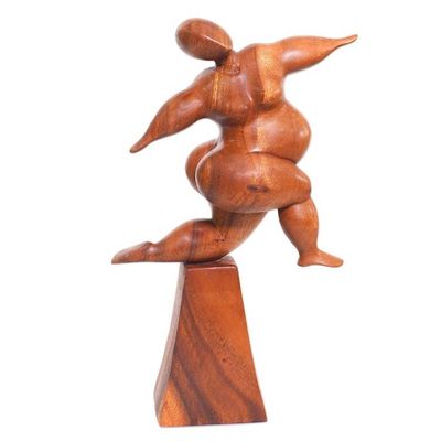 Alternate image for Wood Sculpture from Indonesia Be Happy