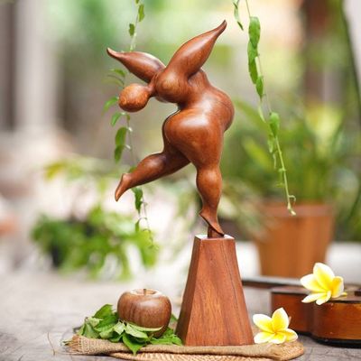 Alternate image for Wood Dancer Sculpture Lets Dance