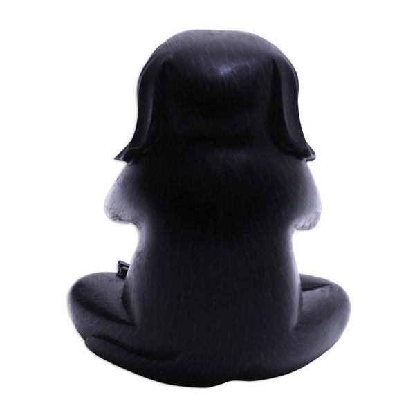 Alternate image for Wood Yoga Beagle Statuette in Black from Bali Black Yoga Beagle