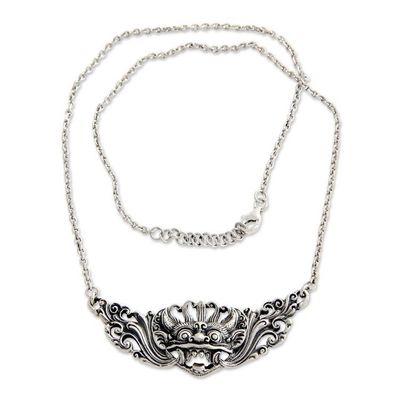Alternate image for Artisan Crafted Sterling Silver Pendant Necklace Barong Hero
