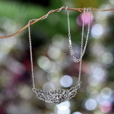 Alternate image for Artisan Crafted Sterling Silver Pendant Necklace Barong Hero